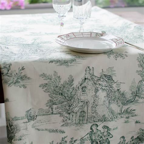 toile de joye - toile de jouy small table.